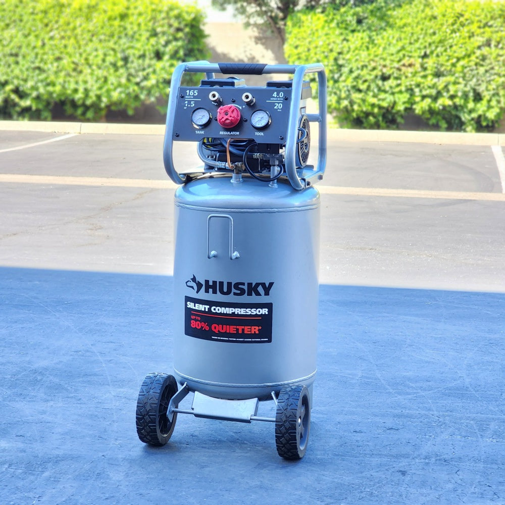 20 Gal. 165 PSI Vertical Electric Quiet Air Compressor 20 Gal. 165 PSI Vertical Electric Quiet Air Compressor